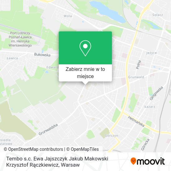 Mapa Tembo s.c. Ewa Jajszczyk Jakub Makowski Krzysztof Rączkiewicz