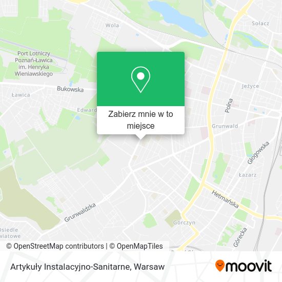 Mapa Artykuły Instalacyjno-Sanitarne