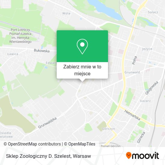 Mapa Sklep Zoologiczny D. Szelest