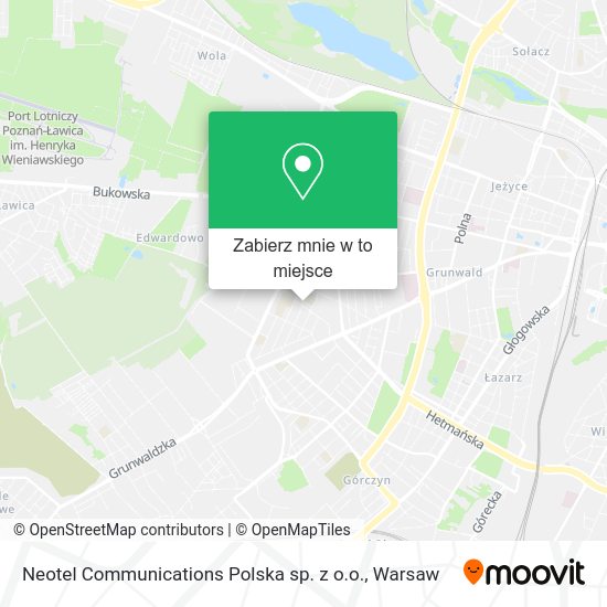 Mapa Neotel Communications Polska sp. z o.o.