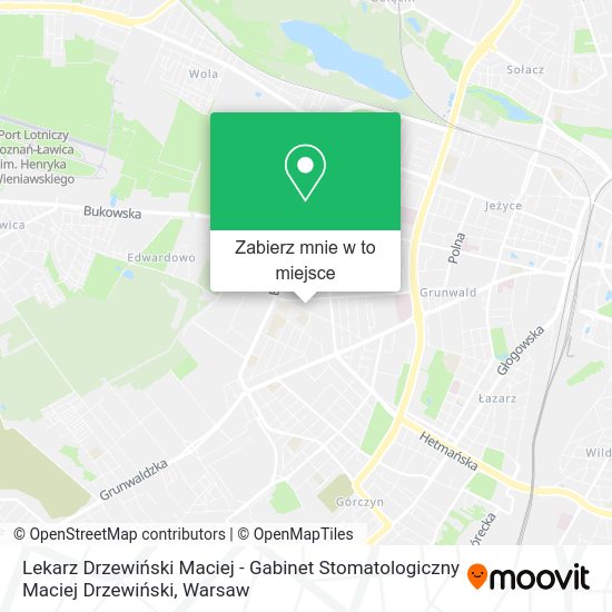 Mapa Lekarz Drzewiński Maciej - Gabinet Stomatologiczny Maciej Drzewiński