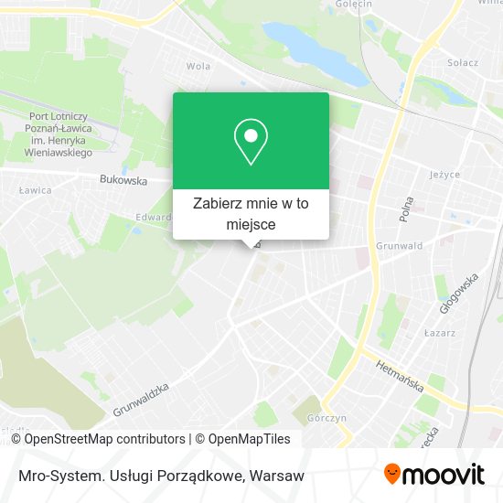 Mapa Mro-System. Usługi Porządkowe