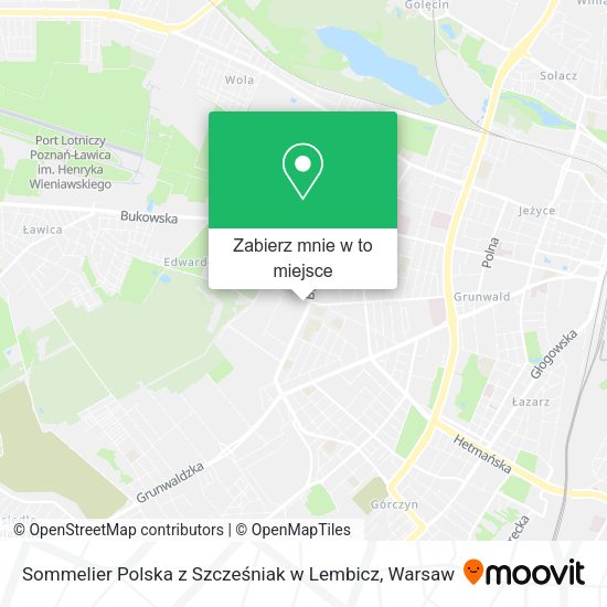 Mapa Sommelier Polska z Szcześniak w Lembicz