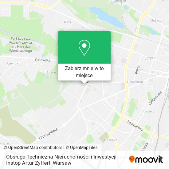 Mapa Obsługa Techniczna Nieruchomości i Inwestycji Instop Artur Zyffert