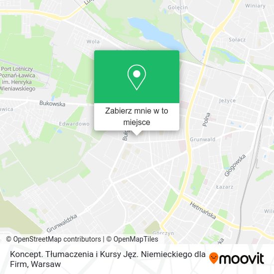 Mapa Koncept. Tłumaczenia i Kursy Jęz. Niemieckiego dla Firm