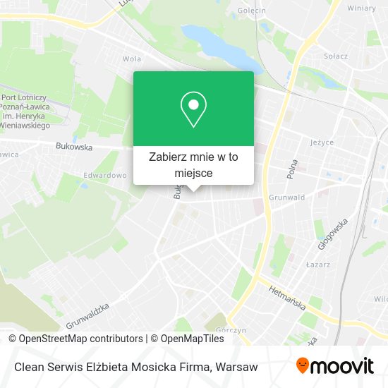 Mapa Clean Serwis Elżbieta Mosicka Firma