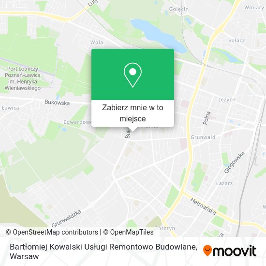 Mapa Bartłomiej Kowalski Usługi Remontowo Budowlane