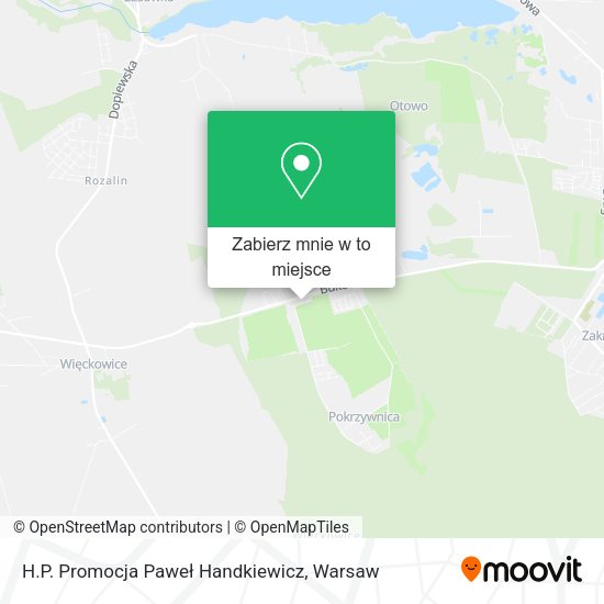 Mapa H.P. Promocja Paweł Handkiewicz