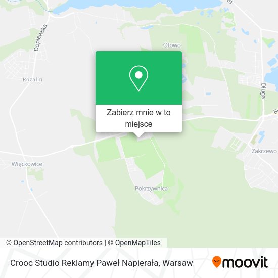 Mapa Crooc Studio Reklamy Paweł Napierała