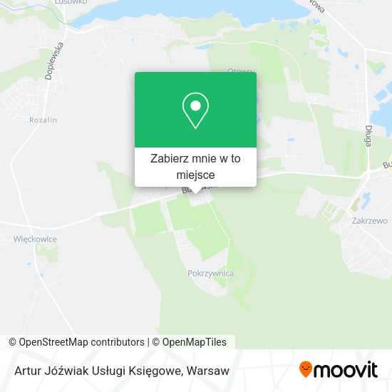 Mapa Artur Jóźwiak Usługi Księgowe