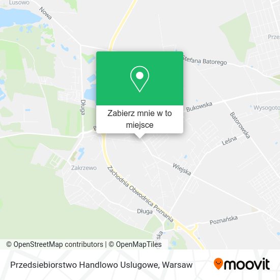 Mapa Przedsiebiorstwo Handlowo Uslugowe