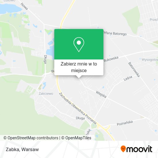 Mapa Zabka