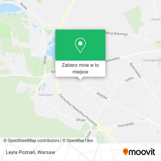 Mapa Leyla Poznań