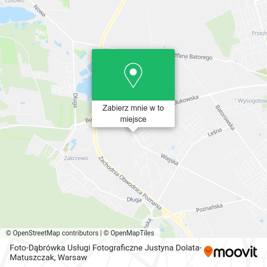 Mapa Foto-Dąbrówka Usługi Fotograficzne Justyna Dolata-Matuszczak