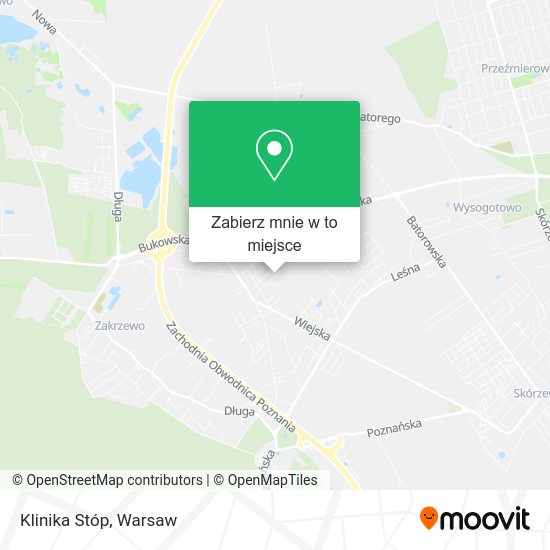 Mapa Klinika Stóp