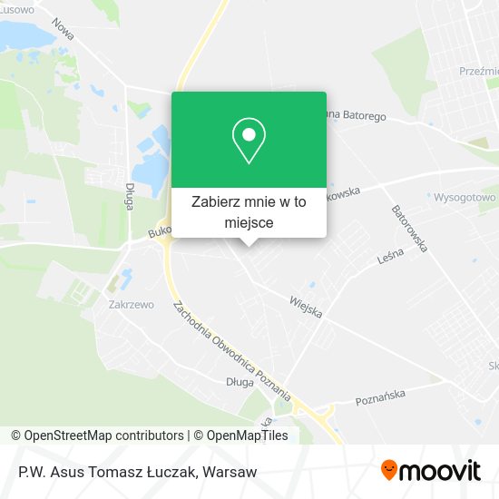 Mapa P.W. Asus Tomasz Łuczak