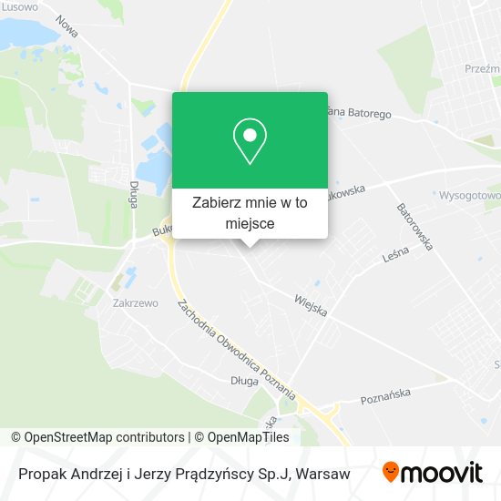 Mapa Propak Andrzej i Jerzy Prądzyńscy Sp.J