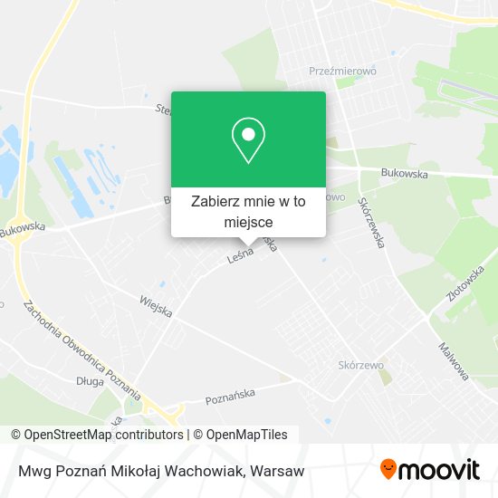 Mapa Mwg Poznań Mikołaj Wachowiak