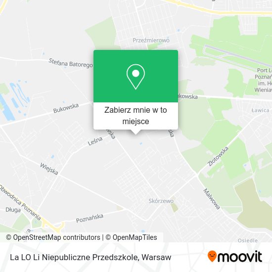 Mapa La LO Li Niepubliczne Przedszkole