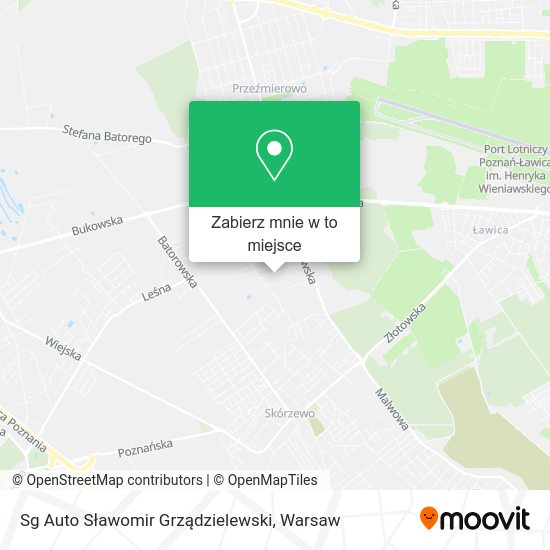 Mapa Sg Auto Sławomir Grządzielewski