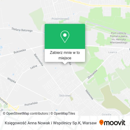 Mapa Księgowość Anna Nowak i Wspólnicy Sp.K