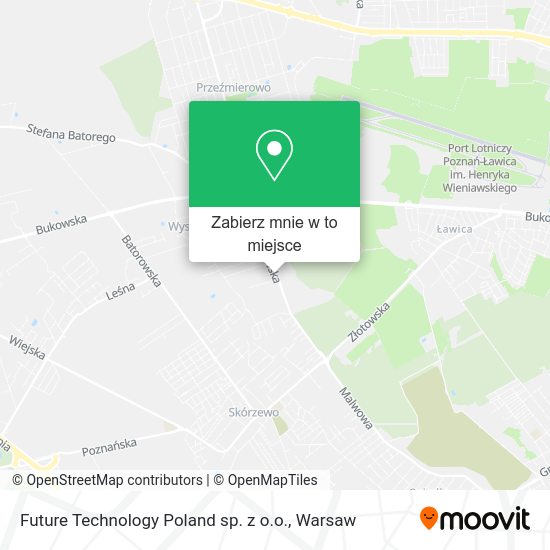 Mapa Future Technology Poland sp. z o.o.