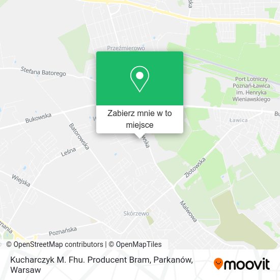 Mapa Kucharczyk M. Fhu. Producent Bram, Parkanów