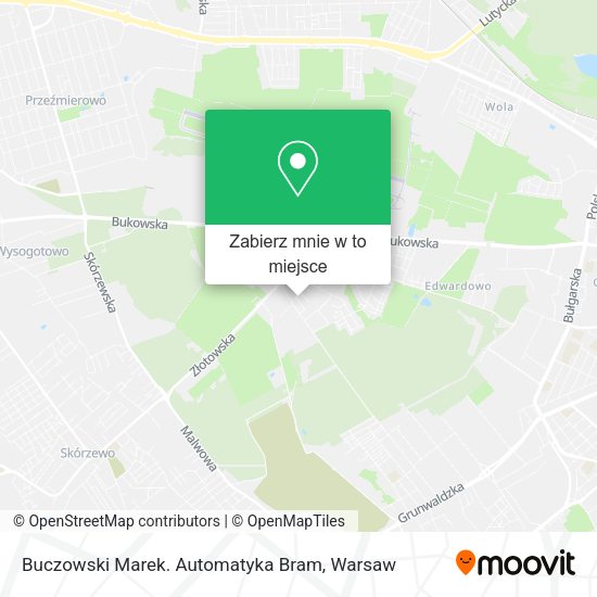 Mapa Buczowski Marek. Automatyka Bram