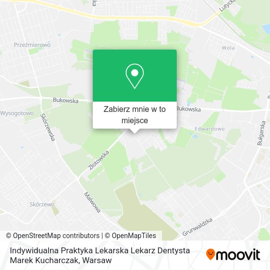 Mapa Indywidualna Praktyka Lekarska Lekarz Dentysta Marek Kucharczak