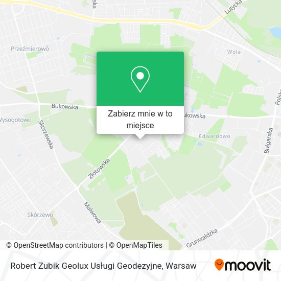 Mapa Robert Zubik Geolux Usługi Geodezyjne