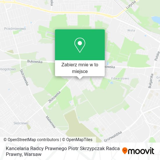 Mapa Kancelaria Radcy Prawnego Piotr Skrzypczak Radca Prawny