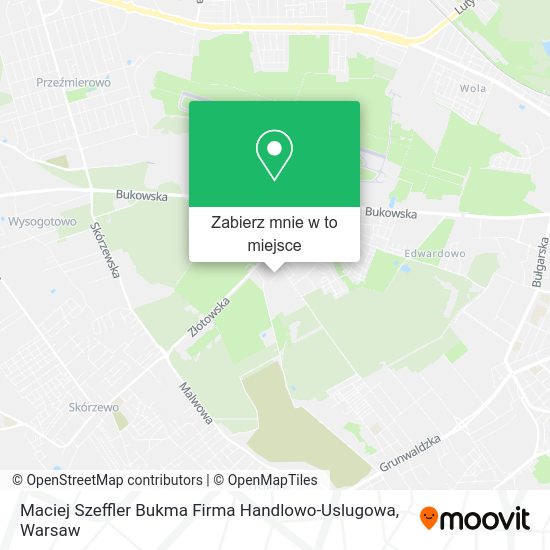 Mapa Maciej Szeffler Bukma Firma Handlowo-Uslugowa