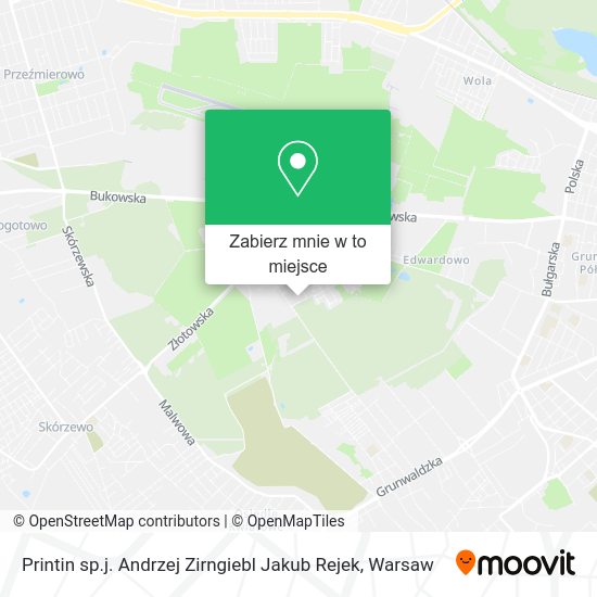 Mapa Printin sp.j. Andrzej Zirngiebl Jakub Rejek