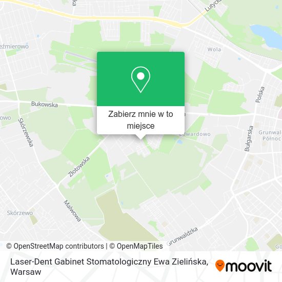 Mapa Laser-Dent Gabinet Stomatologiczny Ewa Zielińska