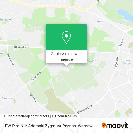 Mapa PW Piro-Nur Adamski Zygmunt Poznań