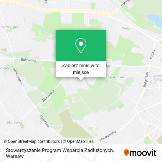 Mapa Stowarzyszenie Program Wsparcia Zadłużonych