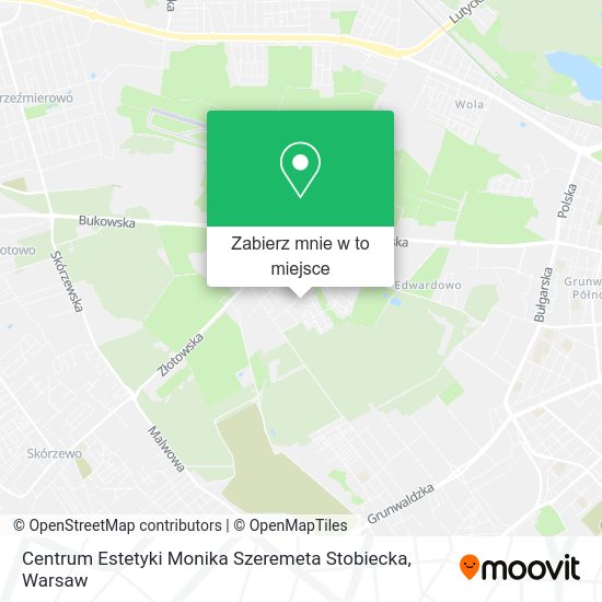 Mapa Centrum Estetyki Monika Szeremeta Stobiecka