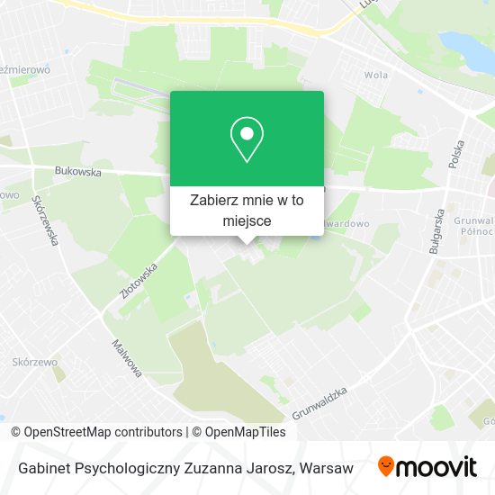 Mapa Gabinet Psychologiczny Zuzanna Jarosz