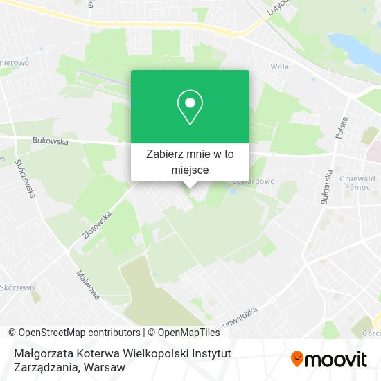 Mapa Małgorzata Koterwa Wielkopolski Instytut Zarządzania