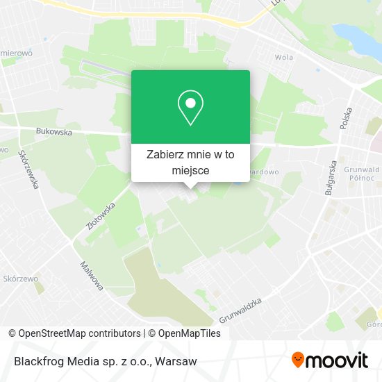 Mapa Blackfrog Media sp. z o.o.