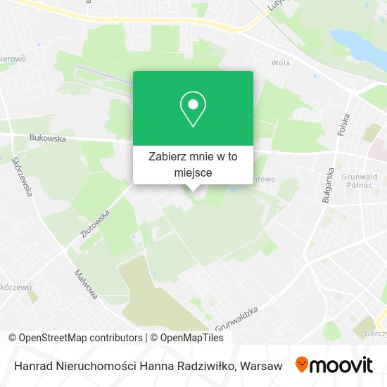 Mapa Hanrad Nieruchomości Hanna Radziwiłko