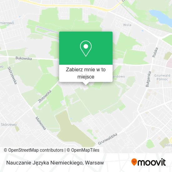 Mapa Nauczanie Języka Niemieckiego