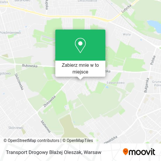 Mapa Transport Drogowy Błażej Oleszak