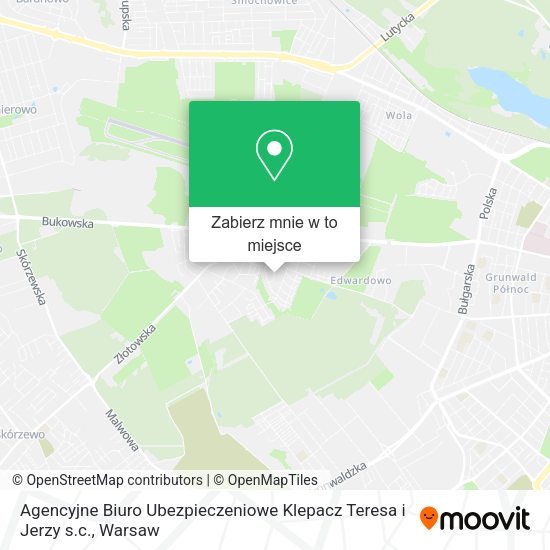 Mapa Agencyjne Biuro Ubezpieczeniowe Klepacz Teresa i Jerzy s.c.