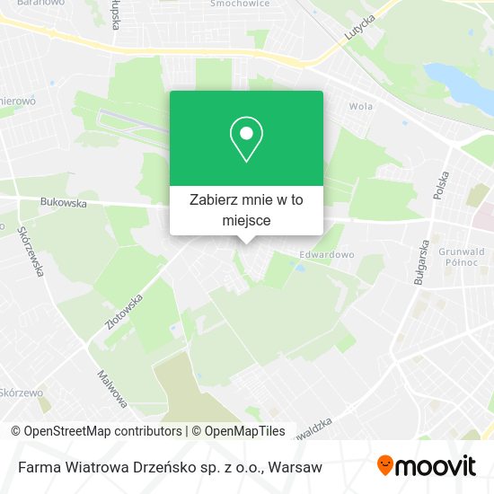 Mapa Farma Wiatrowa Drzeńsko sp. z o.o.