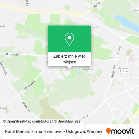 Mapa Kufel Marcin. Firma Handlowo - Usługowa