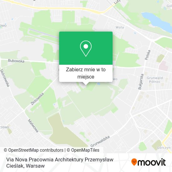 Mapa Via Nova Pracownia Architektury Przemysław Cieślak