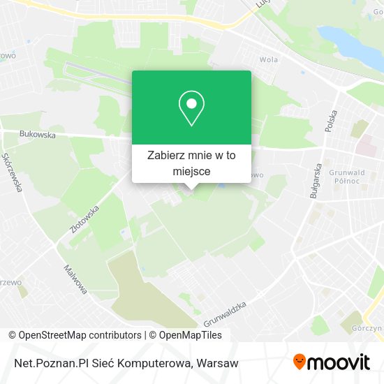 Mapa Net.Poznan.Pl Sieć Komputerowa