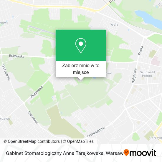 Mapa Gabinet Stomatologiczny Anna Tarajkowska