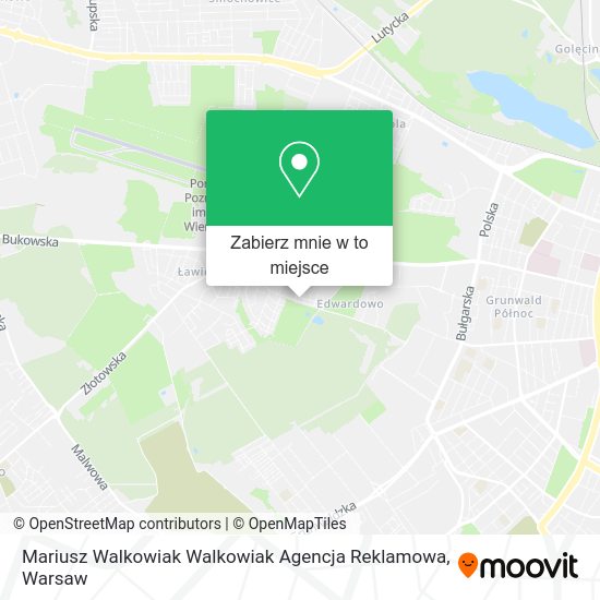 Mapa Mariusz Walkowiak Walkowiak Agencja Reklamowa